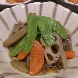 今夜はお魚と煮物