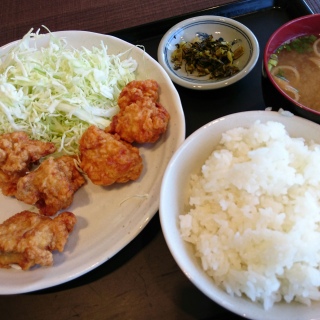 #唐揚げ定食