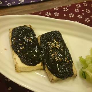 焼き豆腐の田楽