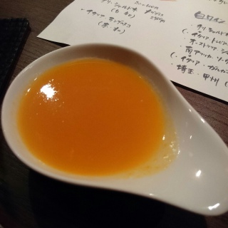 ニンジンの冷製スープ