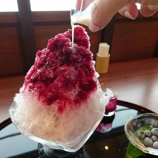 ブルーベリーonミルク